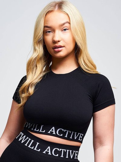 Twill Active Avra Panel Recycled Seamless Crop Top product