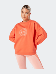 Essentials Oversized Crewneck Sweatshirt - Coral