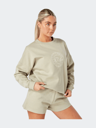 Essentials Oversized Crewneck Sweatshirt - Stone