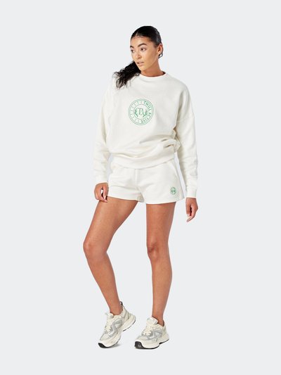 Twill Active Essentials Oversized Crewneck Sweatshirt - White product