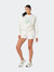 Essentials Oversized Crewneck Sweatshirt - White - White