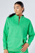 Essentials Oversized Funnel Neck Zip-Up Sweatshirt - Green