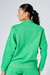 Essentials Oversized Funnel Neck Zip-Up Sweatshirt - Green