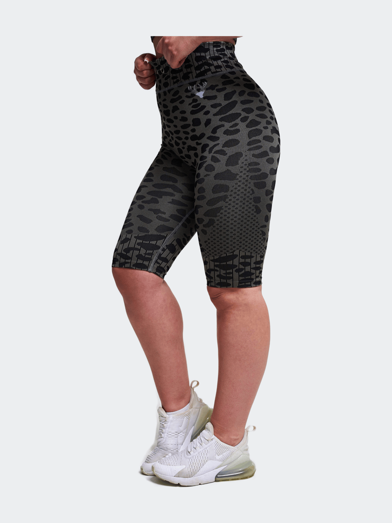 Neva Recycled Leopard High Waisted Cycling Short