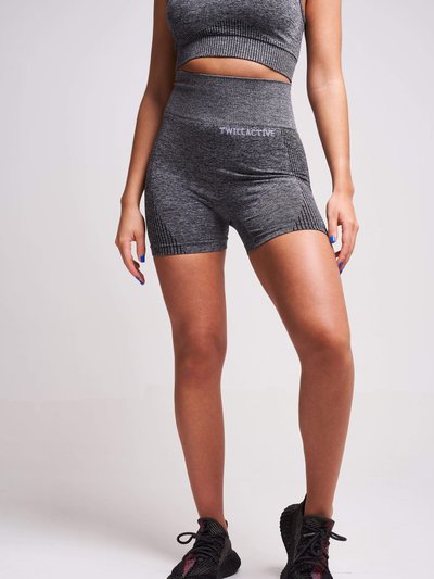 Twill Active Prunella Recycled Ruched Bum Shorts product