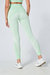 Recycled Colour Block Body Fit Legging - Green