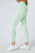 Recycled Colour Block Body Fit Legging - Green