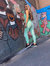 Recycled Colour Block Body Fit Legging - Green