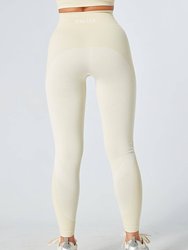 Recycled Colour Block Body Fit Legging - Stone