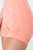 Seamless Marl Laser Cut Shorts - Coral