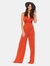 Rust Convertible Jumpsuit