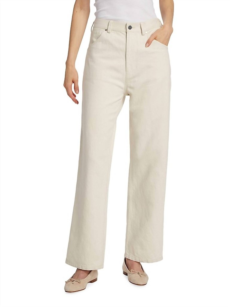 Mila Pant In Natural Denim - Natural Denim