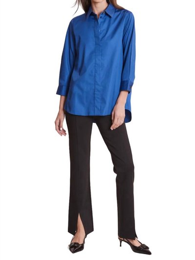 Tyler Boe Ginny Button Back Shirt In Sapphire product