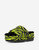 Maxi Slide Tiger Print Sandal - Key Lime