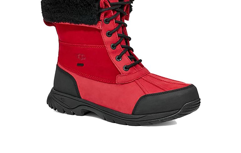 Men's Butte Mono Boots - Samba Red/Black - Samba Red/Black