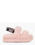 Oh Fluffita Sandals - Pink Scallop