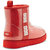 Women's Classic Clear Mini Boots In Samba Red