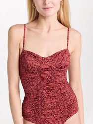 Bahia Maillot One Piece - Gladiola Red