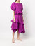 Marie Open-Back Asymmetric Ruffled Tiered Cotton Midi Dress