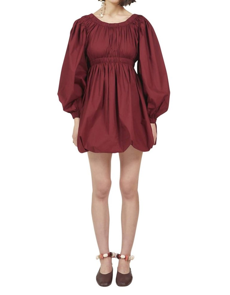 Martine Dress - Bordeaux