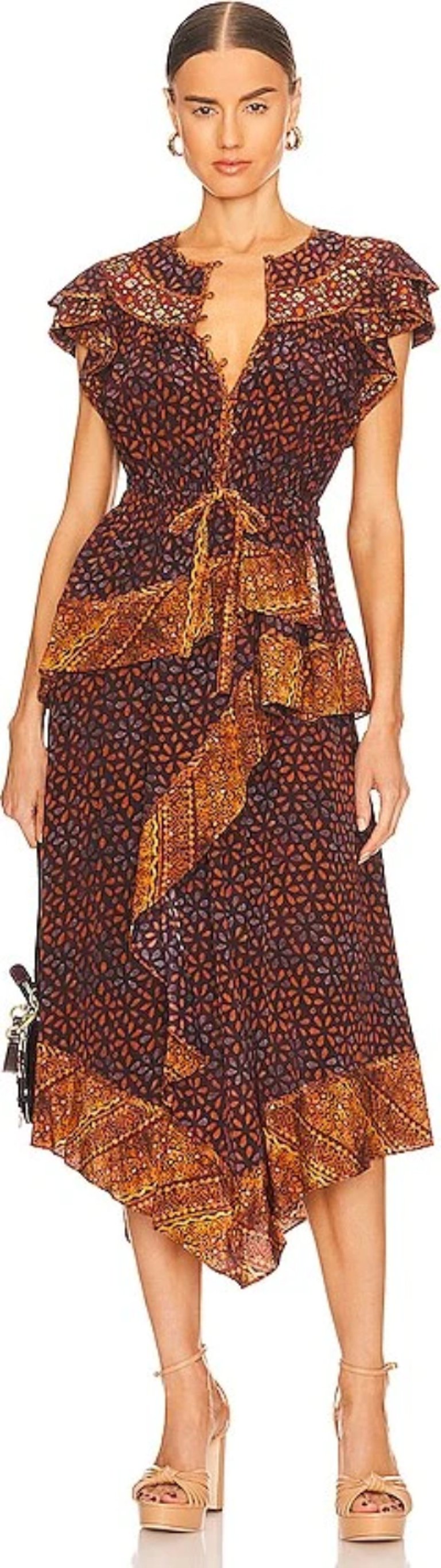 Netra Dress Agate - Brown