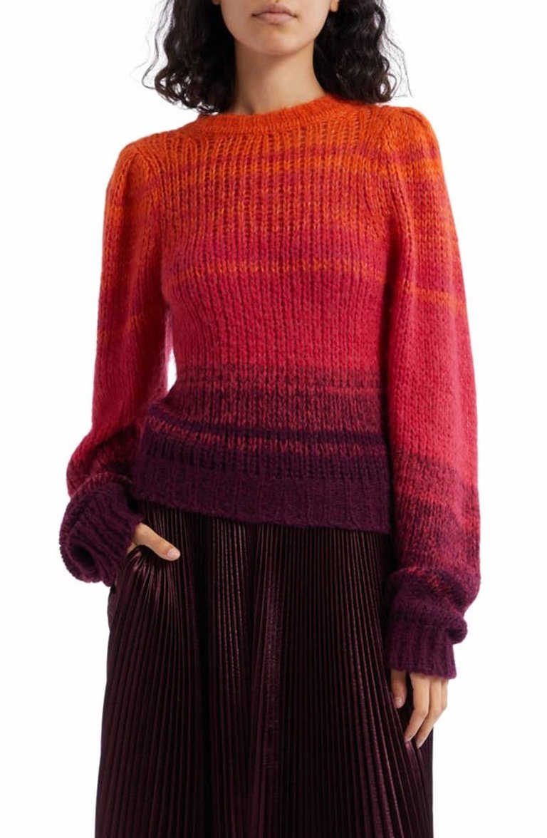 Rosalia Pullover Sweater - Red