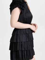 Vesna Pleated Mini Dress