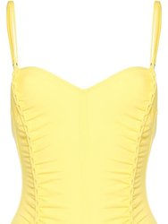 Women Almira Maillot Limonite One Piece Swimsuit - Yellow