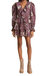 Women's Lola Layered Skirt Ruffled Mini Dress - Purple