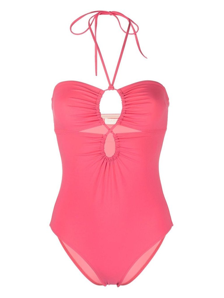 Women's Minorca Maillot One Piece Swimsuit, Honeysuckle - Pink