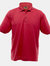 UCC 50/50 Mens Heavweight Plain Pique Short Sleeve Polo Shirt (Red) - Red