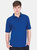 UCC 50/50 Mens Heavweight Plain Pique Short Sleeve Polo Shirt (Royal)