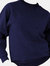 UCC 50/50 Mens Heavyweight Plain Set-In Sweatshirt Top (Navy Blue)