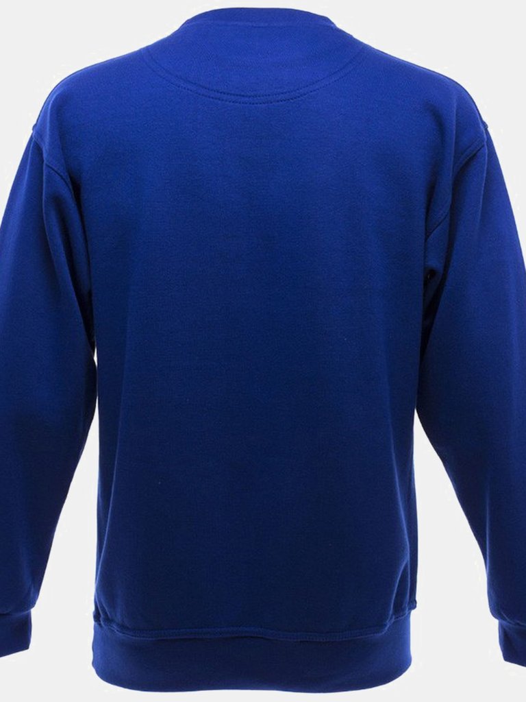 UCC 50/50 Mens Heavyweight Plain Set-In Sweatshirt Top (Royal)