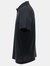 UCC 50/50 Mens Plain Pique Short Sleeve Polo Shirt (Black)