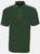 UCC 50/50 Mens Plain Pique Short Sleeve Polo Shirt (Bottle Green) - Bottle Green