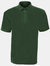 UCC 50/50 Mens Plain Pique Short Sleeve Polo Shirt (Bottle Green) - Bottle Green