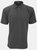 UCC 50/50 Mens Plain Pique Short Sleeve Polo Shirt (Charcoal) - Charcoal