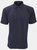 UCC 50/50 Mens Plain Pique Short Sleeve Polo Shirt (Navy Blue) - Navy Blue