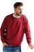 UCC 50/50 Unisex Plain Set-In Sweatshirt Top (Burgundy)