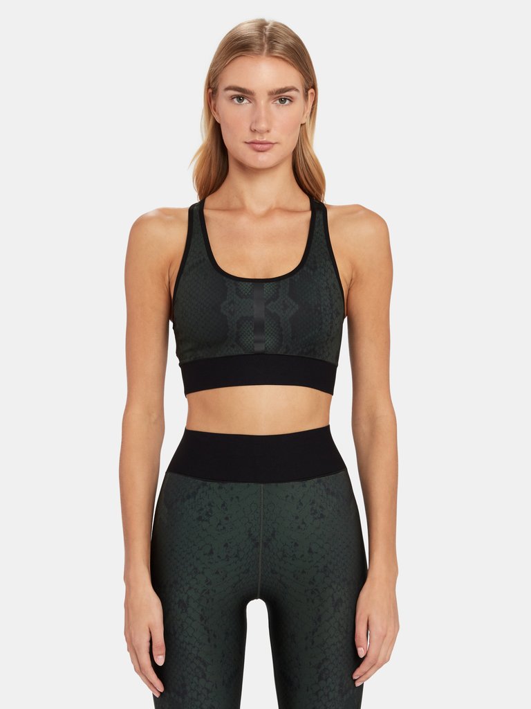 Terrain Python Crop Top