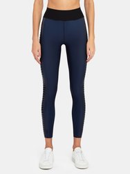 Ultra High Rise Crocodile Leggings - Indigo Transparent