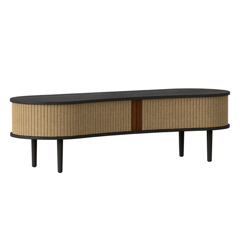 Audacious, TV Bench, Horizons - Black / Sugar Brown