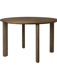 Comfort Circle Dining Table - Dark Oak