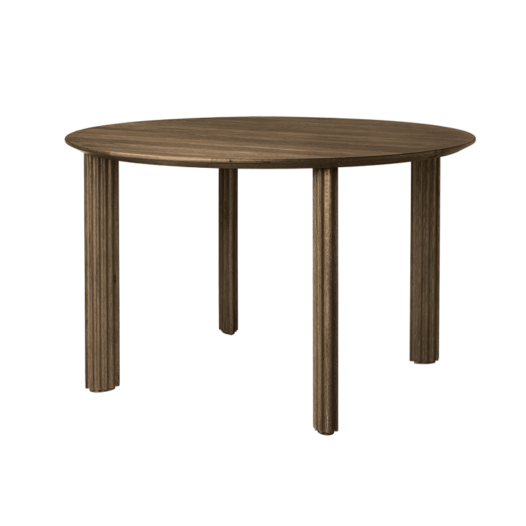 Comfort Circle Dining Table - Dark Oak