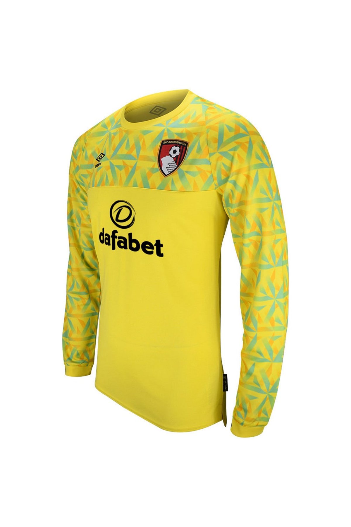 Umbro Yellow AFC Bournemouth Mens 22/23 Goalkeeper Jersey