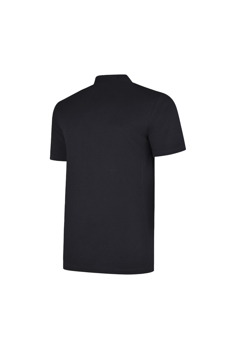 Boys Essential Polo Shirt - Black/White