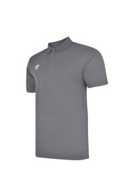 Boys Essential Polo Shirt - Carbon/White - Carbon/White