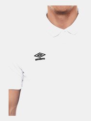 Boys Essential Polo Shirt - White/Black