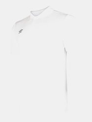 Boys Essential Polo Shirt - White/Black - White/Black